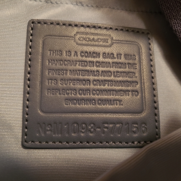 Blue Coach  Diaper Bag - Picture 4 of 16